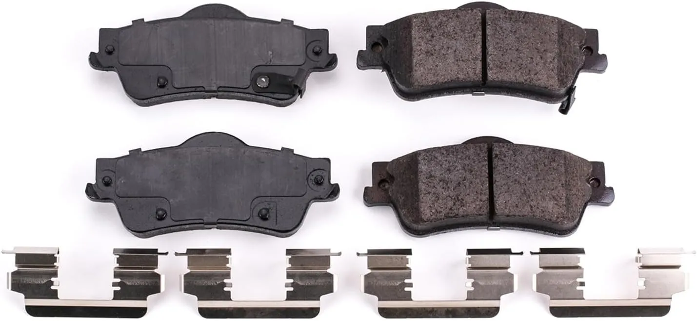 Power Stop 17-1352, Z17 Rear Ceramic Brake Pads with Hardware For Chevrolet Caprice 2011-2017, Chevrolet SS 2014, Pontiac G8 2008-2009 [Model Specific]