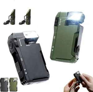 Priormer Flashlight, Super Bright 6 Modes EDC Light 400 Lumens, 180° Rotation Dual Lights Ip68 Waterproof Magnetic Mini Flashlight for Outdoor (Mix)