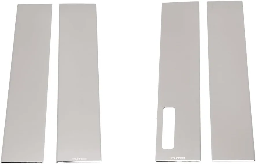 Putco 402678 F150 Stainless Steel Pillar Trim with Keypad Cutout