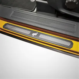 Putco Bronco Logo Stainless Steel Door Sill Plates Kit - Fits Ford Bronco 2 Door 2021-2025 - 2 Piece Kit