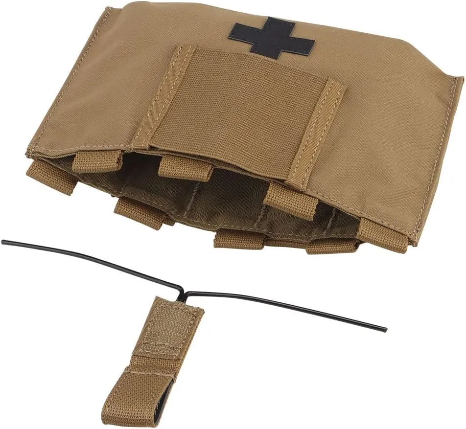 Quick Release IFAK Pouch LBT Medical Pouch MOLLE Aircraft Cable EDC Waist Belt Vest First Aid Kit Pouch