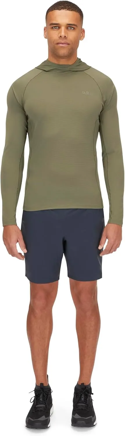 Rab Men's Sonic Hoody - Lightweight Breathable Baselayer Shirt for Hiking & Trail Running
