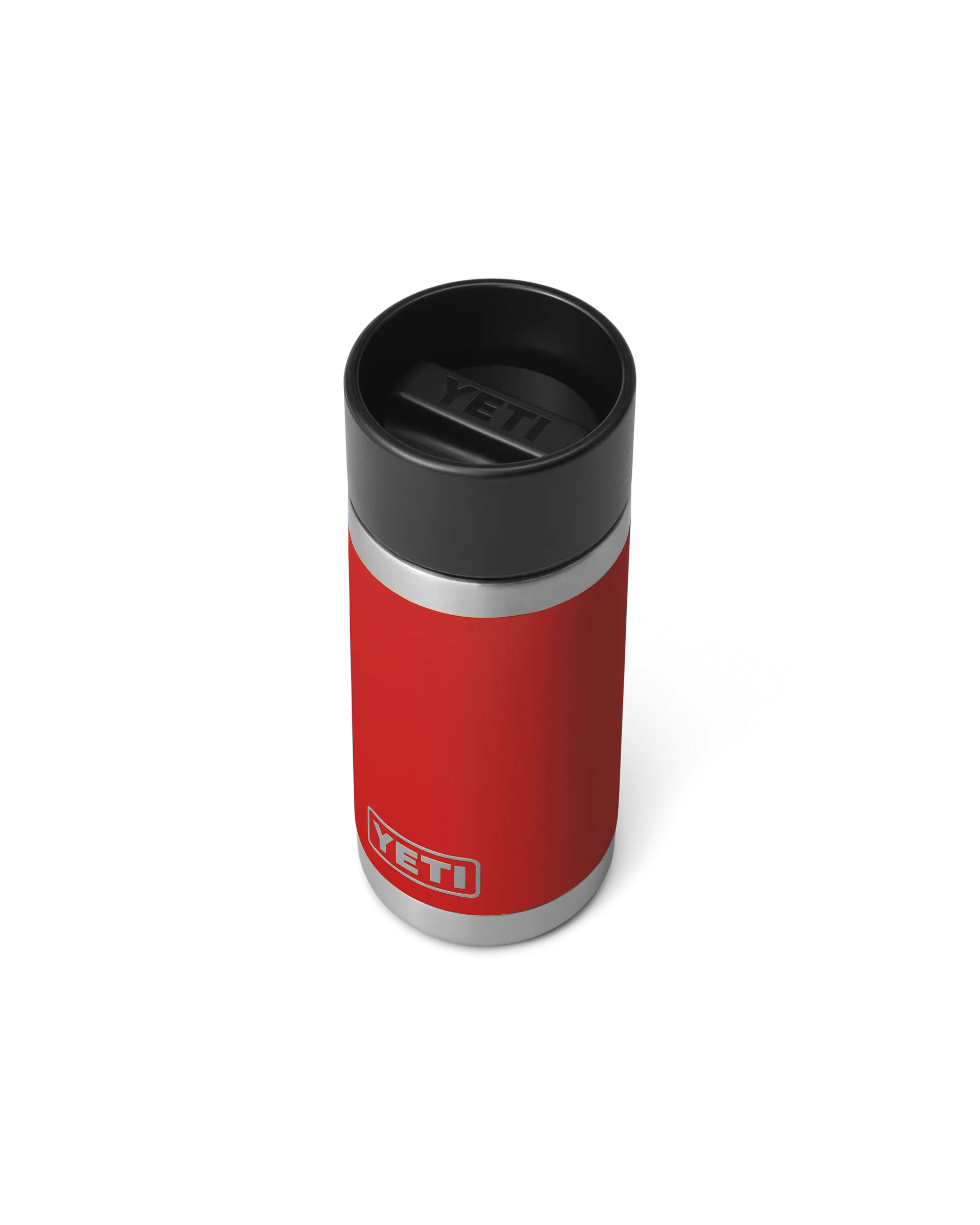 Rambler 12oz Bottle With Hot Shot Cap in Rescue Red