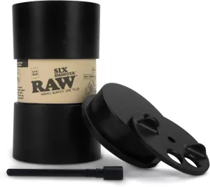 RAW Six Shooter for 1 1/4 Sized Cones | Cone Loader Filling Device | Fills 1,2,3, or 6 Cones at a Time!