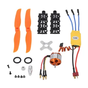 RC Quadcopter Motor Kit, Premium Materials, Efficient Performance Withfor Gliders, Helicopters