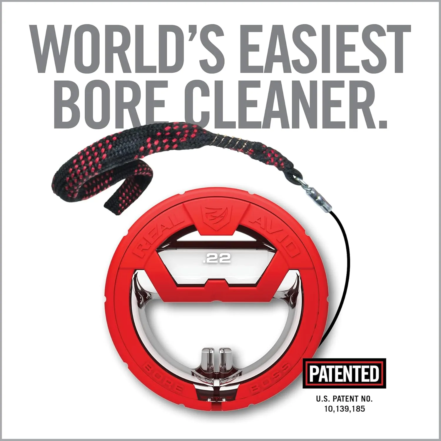 Real Avid Bore Cleaning Combo | Bore Boss Cleaning System | Rapid Pull Through Barrel & Bore Cleaning Cable w/Integrated Brush & Mop   CLP Cleaner and Lubricant