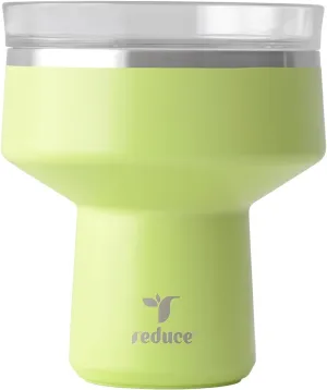 REDUCE Saltini 16 oz Cocktail Tumbler - Insulated Margarita Tumbler with Lid - Keeps Drinks Cold for 10 Hours - 360 Sippable Martini Glass Alternative - Shatterproof, Perfect for Parties - Mojito