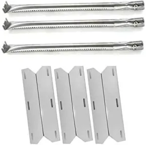Replacement Charmglow 720-0230, 720-0036-HD-05 Home Depot 3 Burner Gas Grill Model | 3 Stainless Steel Burners & 3 Stainless Steel Heat Plates