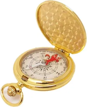 Retro Outdoor Compass for Hiking, Camping & Travel - Waterproof, Shockproof, and Compact Navigation Tool