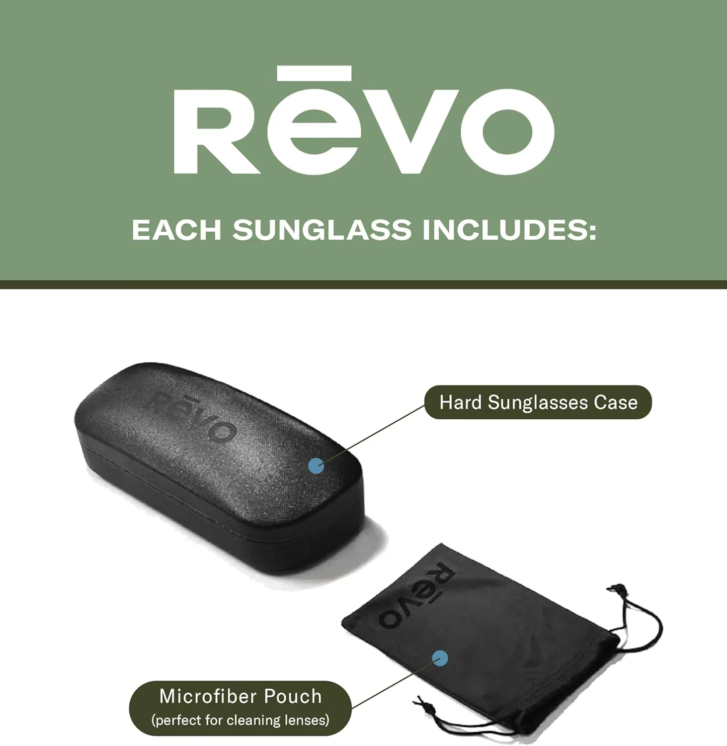Revo Sunglasses Finley: Polarized Lens with Eco-Friendly Rectangle Frame