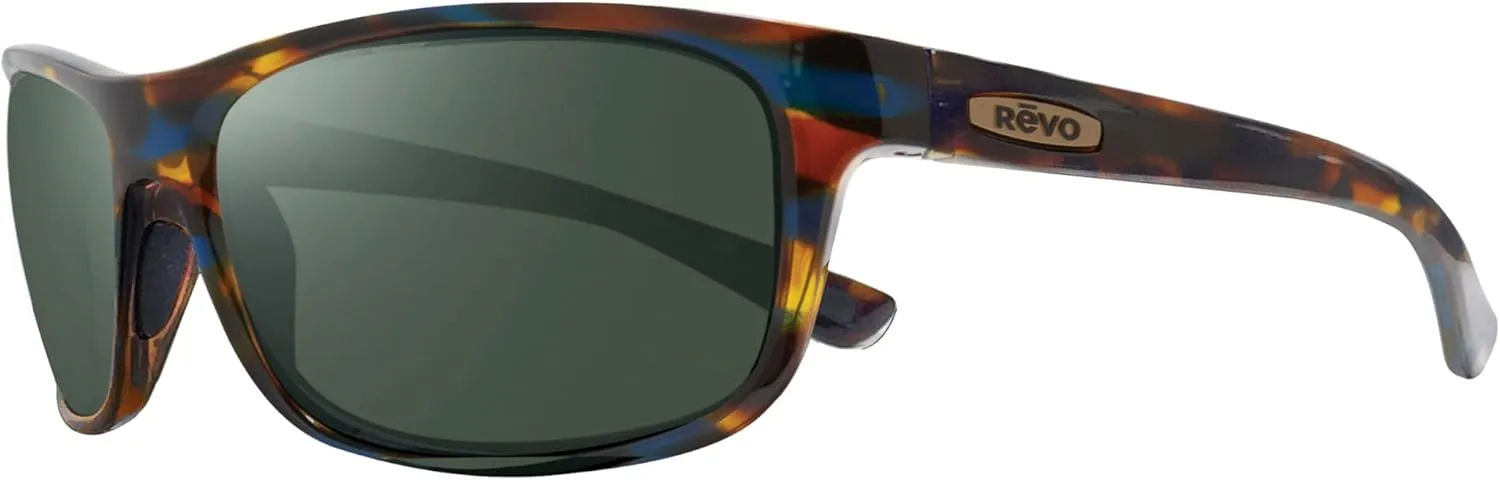 Revo Sunglasses Jude: Polarized Crystal Glass Lens with Sport Wrap Frame