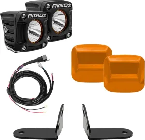 RIGID Industries 41673 - Polaris-Revolve-Amber-Pod-A-Pillar-Kit