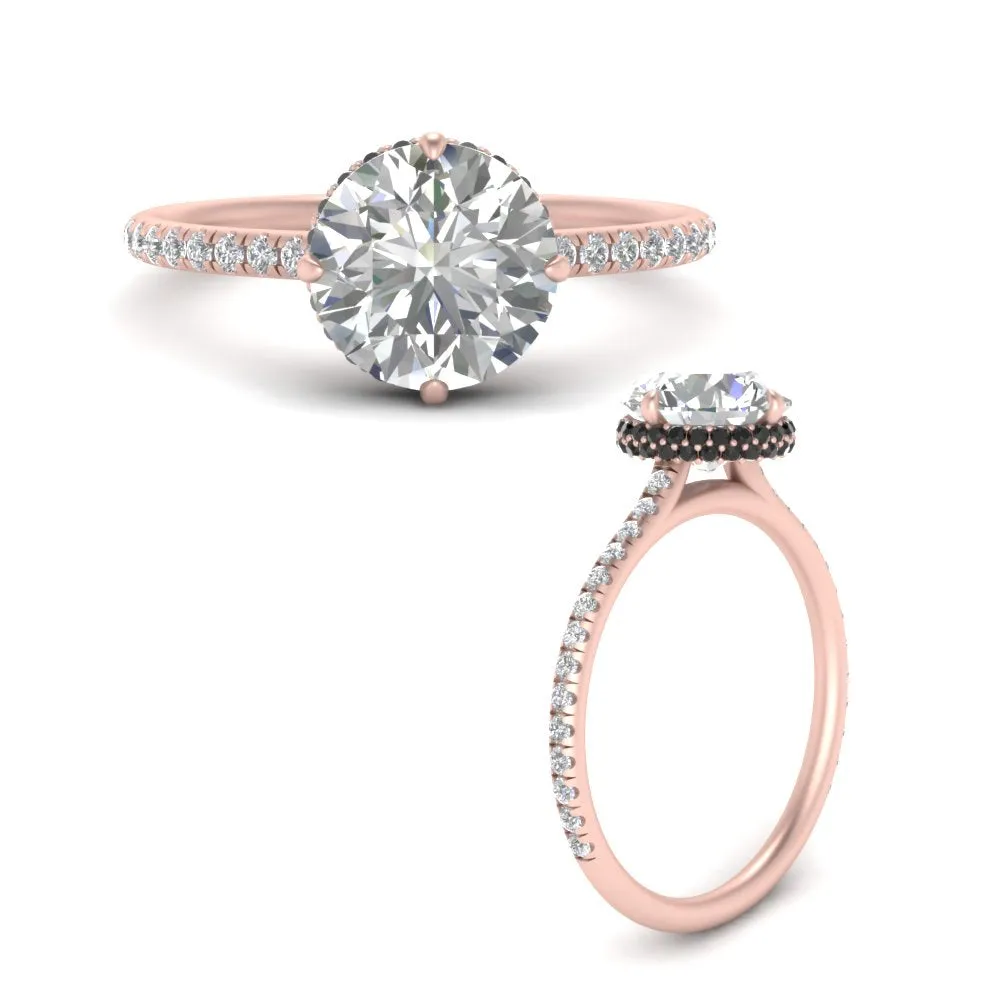 Ring 2 Compass Carat Digital-first Dependable Engagement Point Halo Under