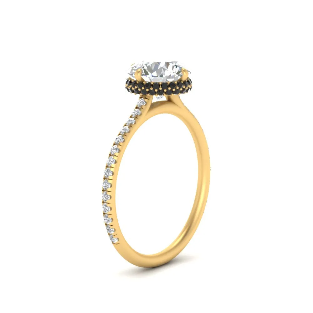 Ring 2 Compass Carat Digital-first Dependable Engagement Point Halo Under