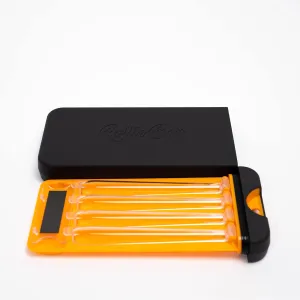 Rollie Boy Waterproof Travel Holder | Holds 4 King Cones | Holds mini Lighter or Matches | Smell Resistant | Discreet (Hunter Orange)