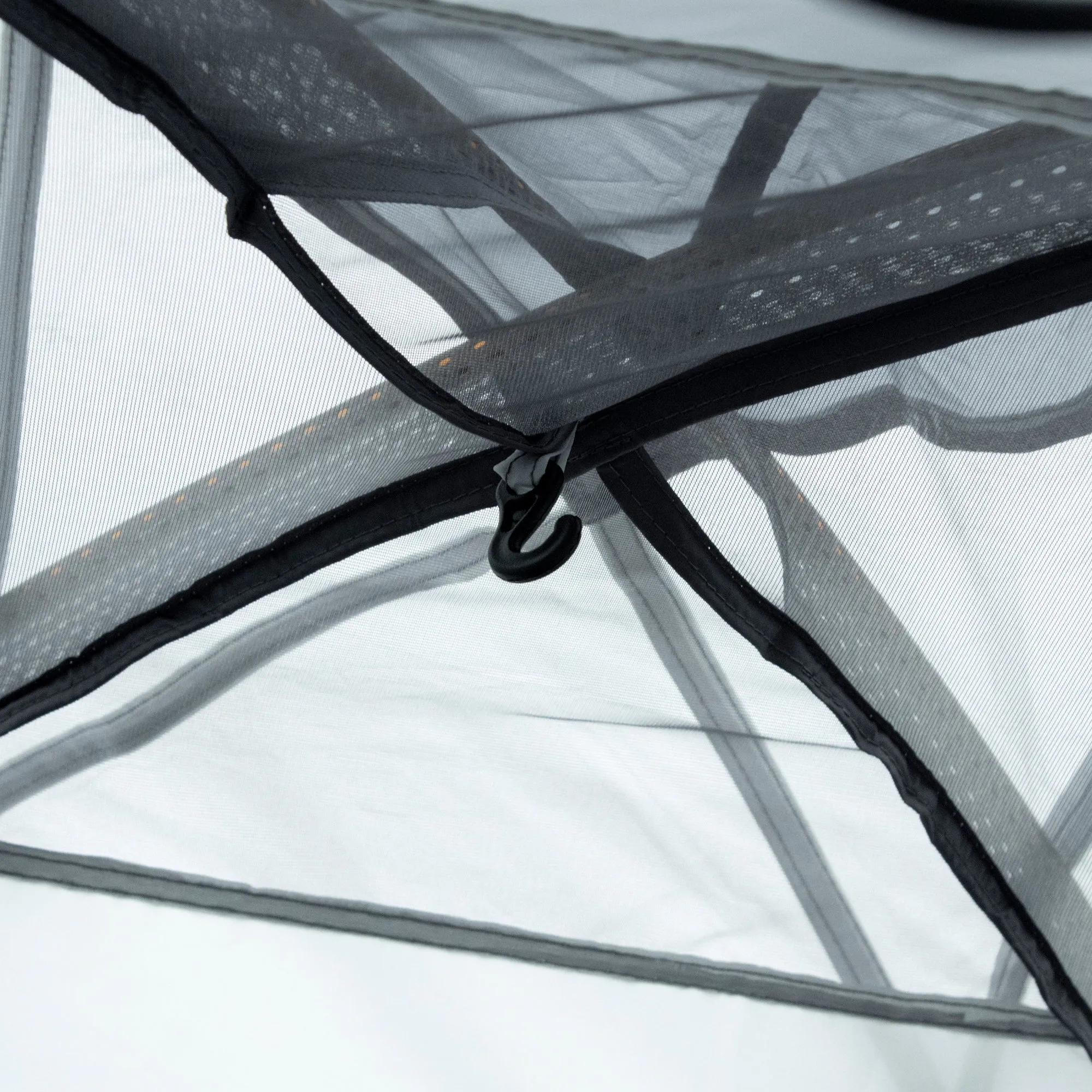 Rootz Camping Tent - Waterproof Family Shelter - Portable Outdoor Tent - Double Layer - 350 x 150 x 128 cm - Grey