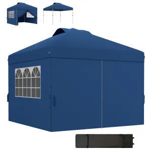 Rootz Pop-Up Foldable Party Tent - Event Tent - Gazebo Canopy - UV30  Protection - 297cm x 297cm x 284cm