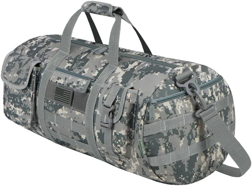 RTDC703M Tactical Digital Camo Heavy Duty Round Duffel Bag