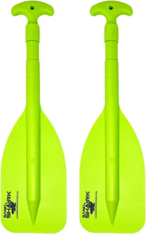 SandShark Premium Telescoping Emergency Boat Paddle-Lightweight Boat Paddles-High Impact Molded Nylon, 22''-42'', Twist Lock, Aluminum Boat Oars - Jetski, Boating, Kayak Ore