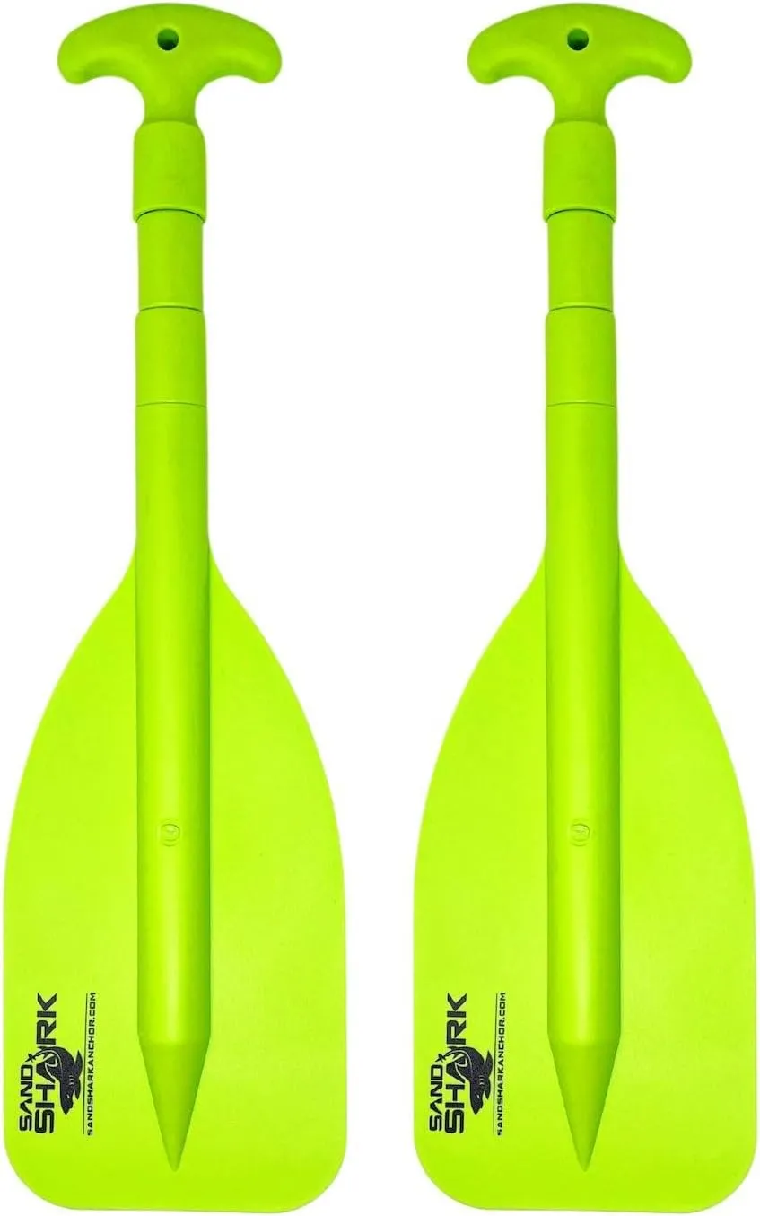 SandShark Premium Telescoping Emergency Boat Paddle-Lightweight Boat Paddles-High Impact Molded Nylon, 22''-42'', Twist Lock, Aluminum Boat Oars - Jetski, Boating, Kayak Ore