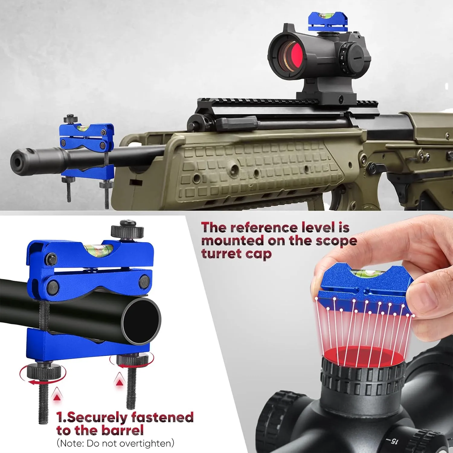 Scope Leveling Kit, Professional Rifle Scope Leveling Kit & Scope Mounting Kit - Precision Alignment Tool for Hunting, Tactical, and Long-Range Shooting