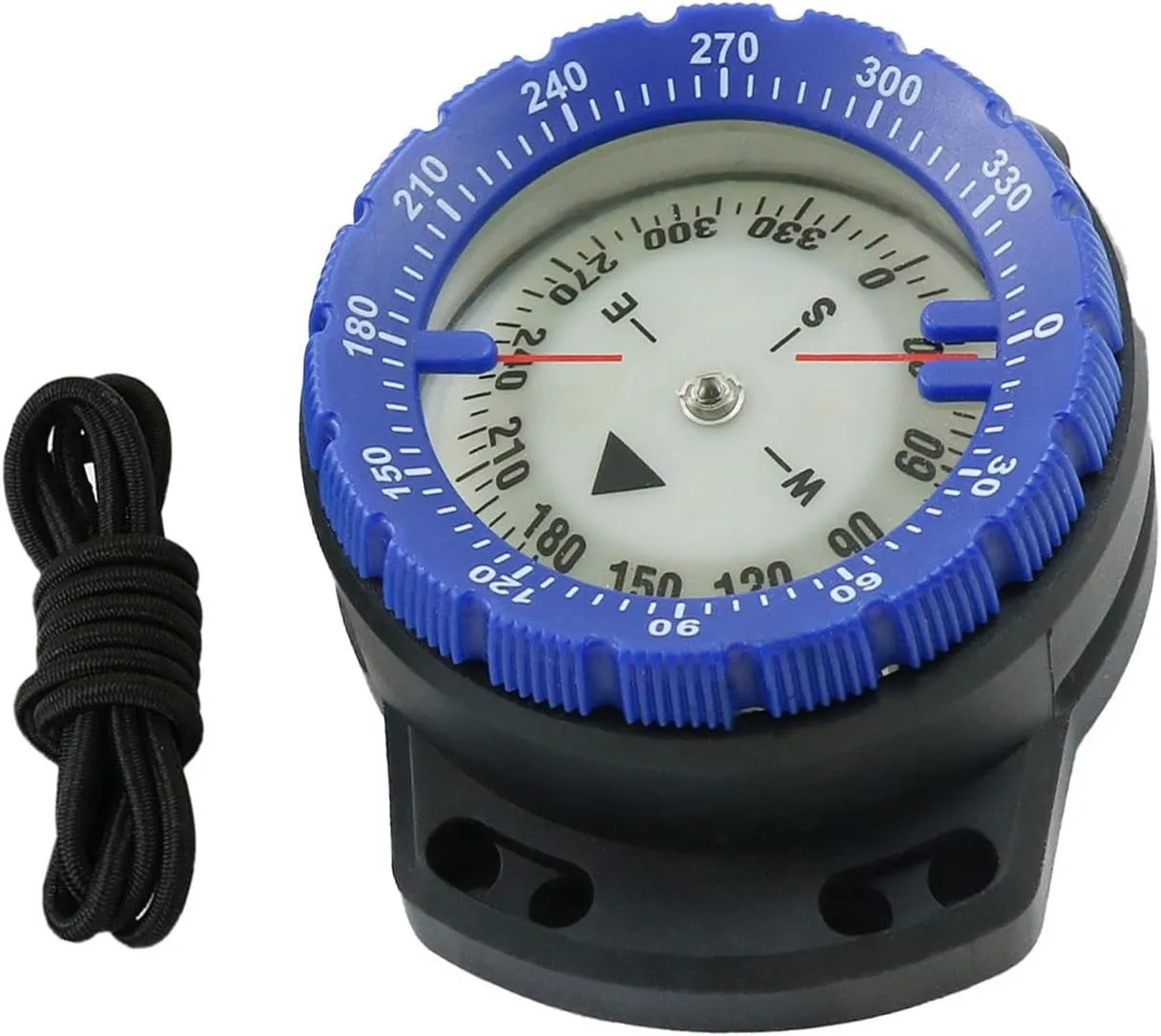 Scuba Compass, Professional Water Prevention Dive Wrist Compass, with Cord for Outdoor Sports Diving, Sailing, Hiking, Camping, Kayaking, Survival Emergency