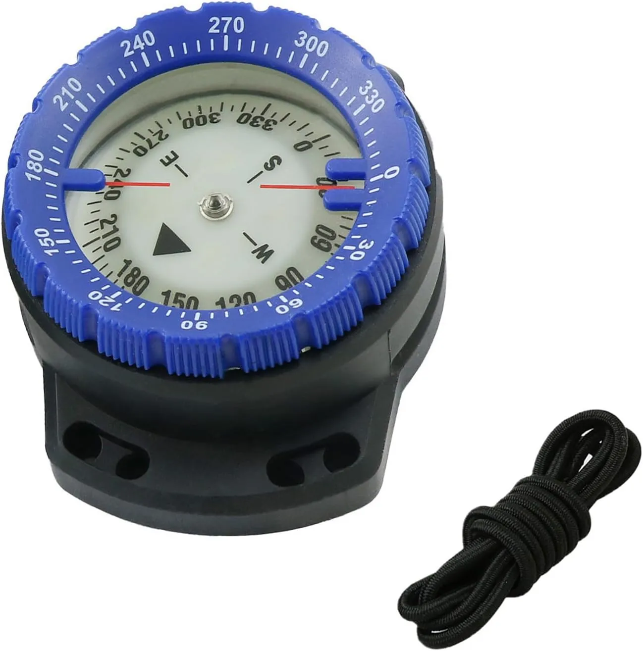 Scuba Compass, Professional Water Prevention Dive Wrist Compass, with Cord for Outdoor Sports Diving, Sailing, Hiking, Camping, Kayaking, Survival Emergency