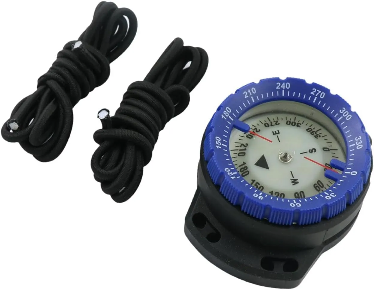 Scuba Diving Compass Luminous Tool Professional Wrist Camping Compass for Camping Kayaking Survival Emergency, Blue