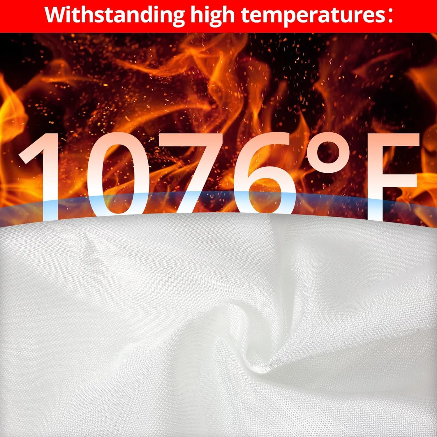 SecuCaptain Emergency Fire Blanket for Home and Kitchen - 12 Pack 40"x40" Flame Suppression Fiberglass Fire Blankets for House Camping Car Warehouse Office Emergency Survival Safety