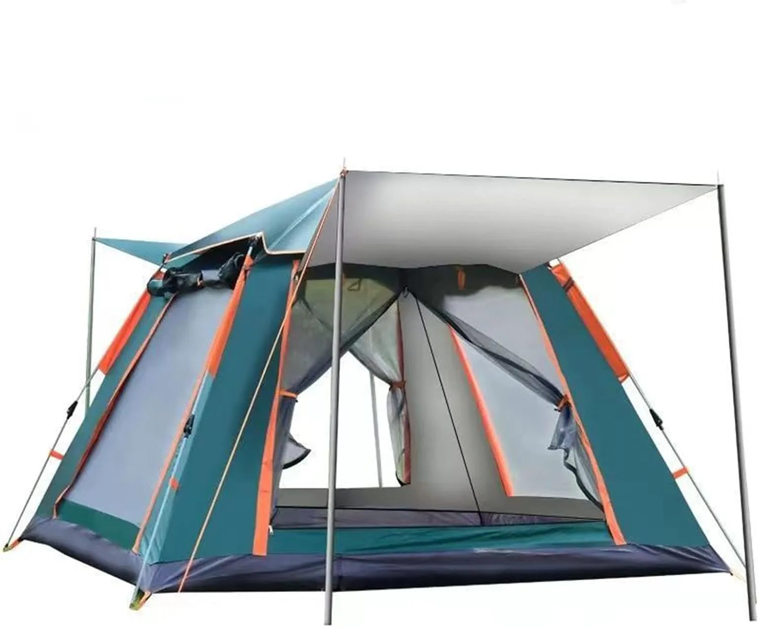 SFKLYU 3/4 Person Camping Tent Large Family Cabin Tents Double Layer Portable Pop Up Tent for Outdoor Camping Hiking Backpacking