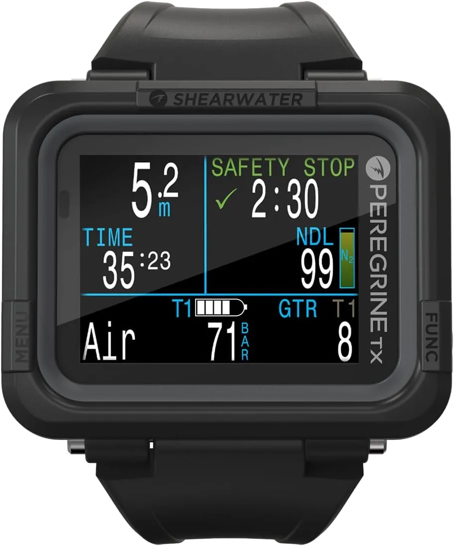 Shearwater Research Peregrine TX Air Integrated Color Dive Computer