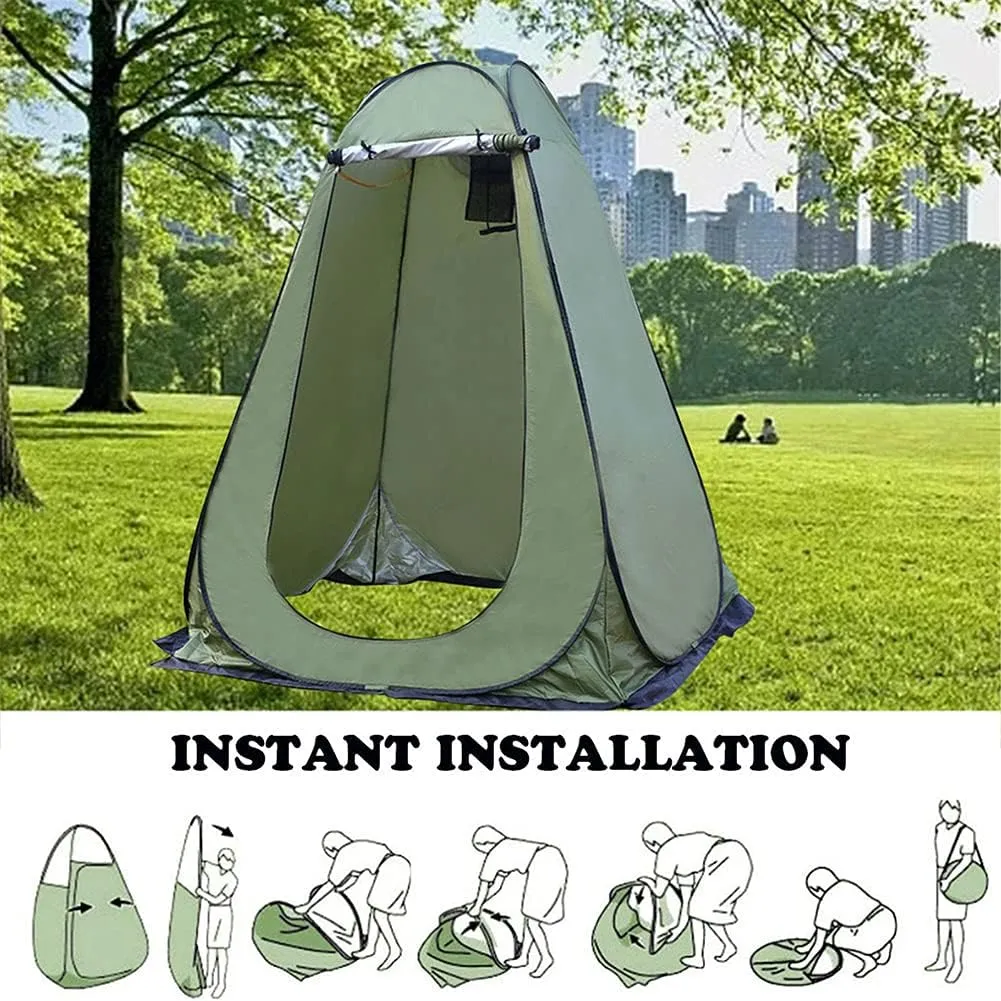 Shower Privacy Tent Portable Changing Dressing Room Camping Pop Up Toilet Tents Outdoor Backpack Shelter Canopy for Fishing Hiking Picnic