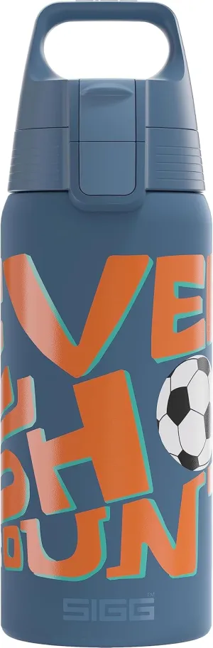 SIGG - Insulated Kids Bottle - Shield One Therm - For Carbonated Beverages - Dishwasher Safe - Stainless Steel - 17 Oz