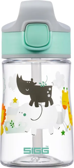 SIGG - Kids Miracle Water Bottle - Furry Friends - Lightweight Tritan with Leak-Proof Lid - One Hand Children's Drink Bottle - 12 Oz