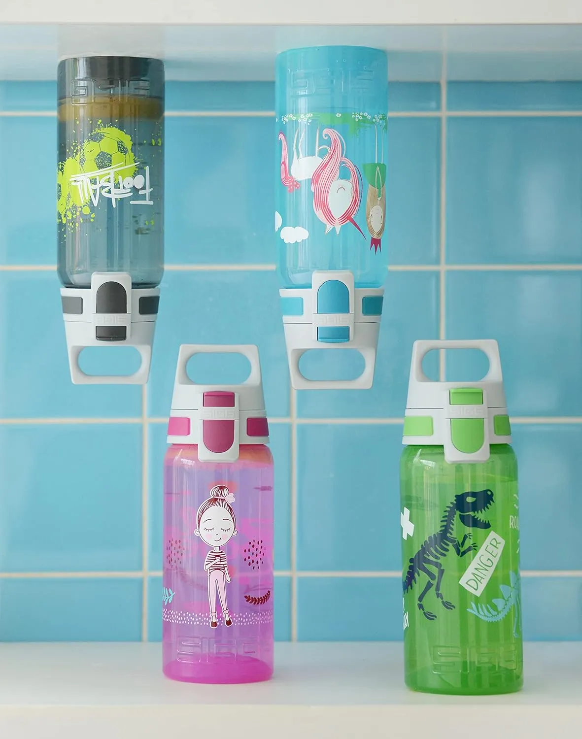 SIGG - Kids Water Bottle for School, Sports - VIVA ONE - Made in Germany - Dishwasher Safe - Carbonated Drinks - 17 Oz