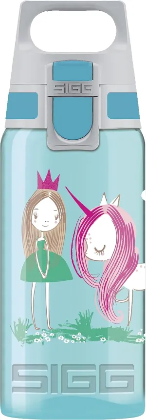 SIGG - Kids Water Bottle for School, Sports - VIVA ONE - Made in Germany - Dishwasher Safe - Carbonated Drinks - 17 Oz