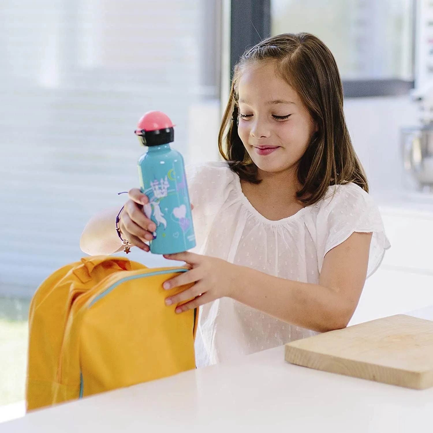 Sigg - Kids Water Bottle - KBT - Made in Switzerland - Neutral Taste - Leakproof - Lightweight - School, Sports - 14 Oz