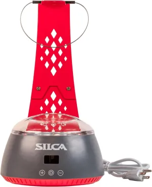SILCA Bicycle Chain Wax Melting System – Simple, Mess-Free Bike Chain Waxing Pot (600ml) with Precise Temperature Control, Integrated Cooling Rack, and Quick Melting Technology