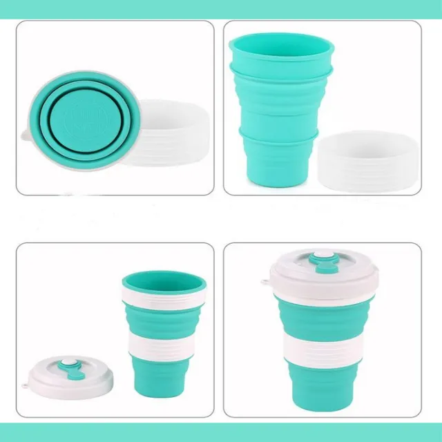 Silicone Collapsible Coffee Cup (550ml)