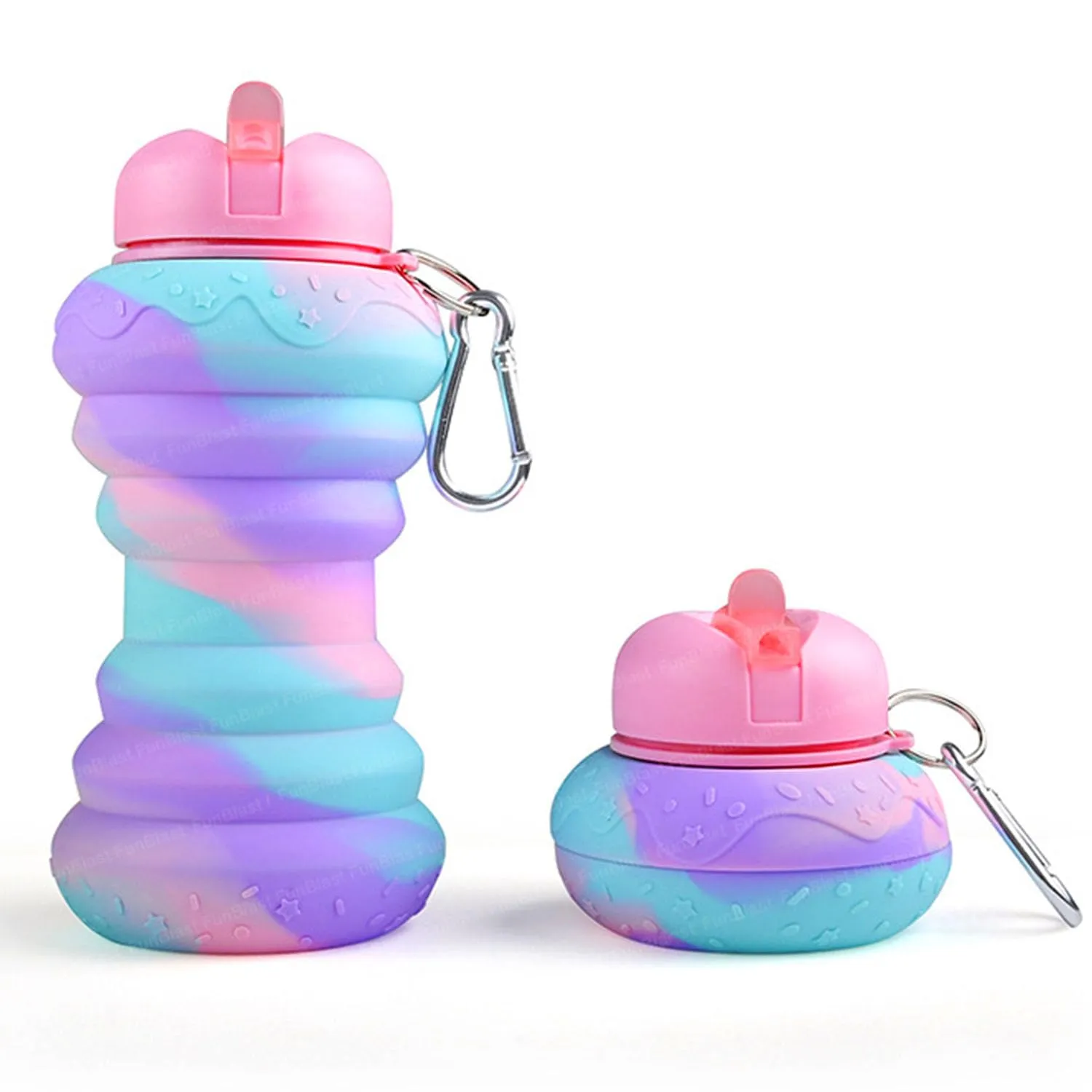 Silicone Sipper Bottle for Kids - Donut Shaped