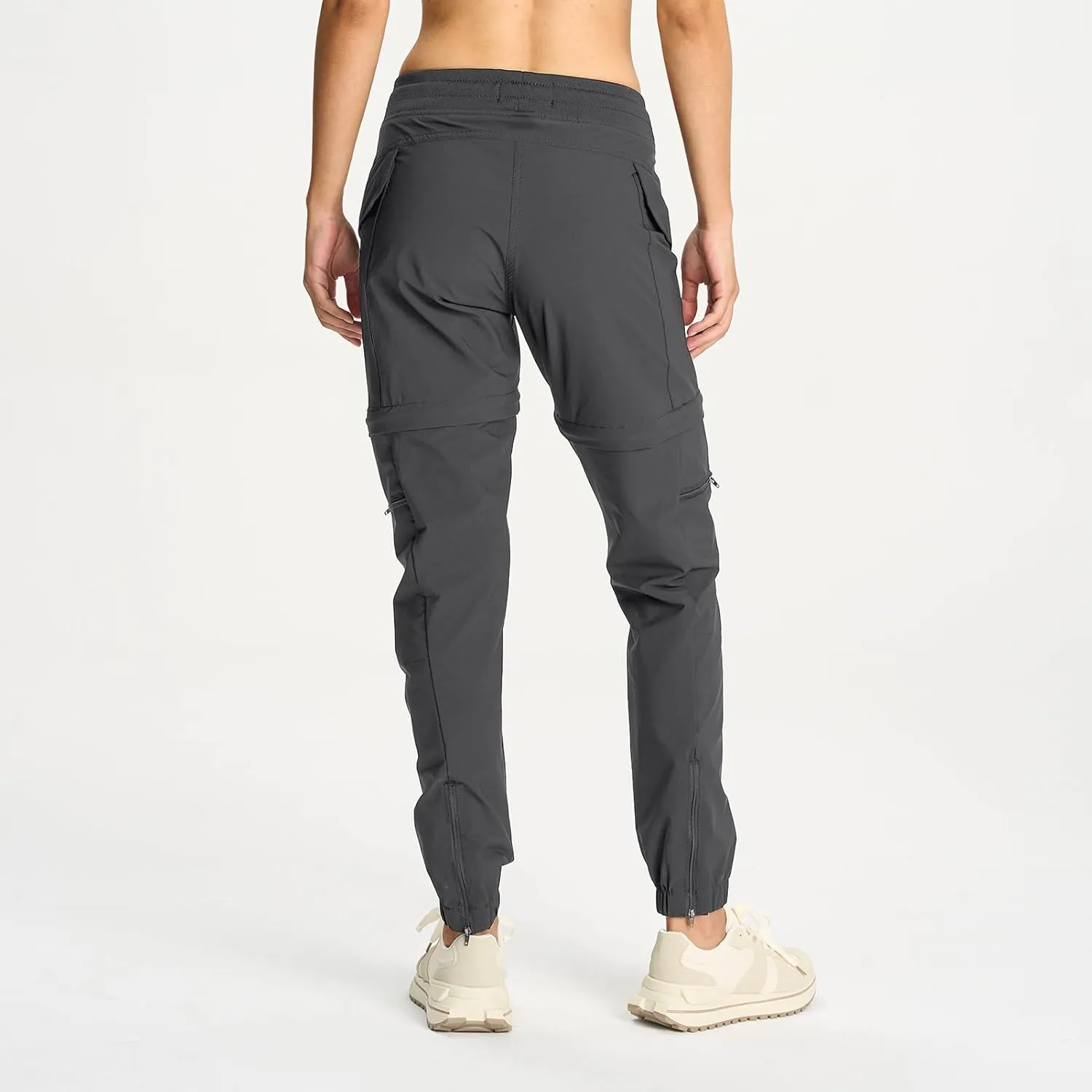 smawell Women's Hiking Pants Convertible Lightweight Zip-Off Outdoor Pants Quick Dry Joggers with Pocket