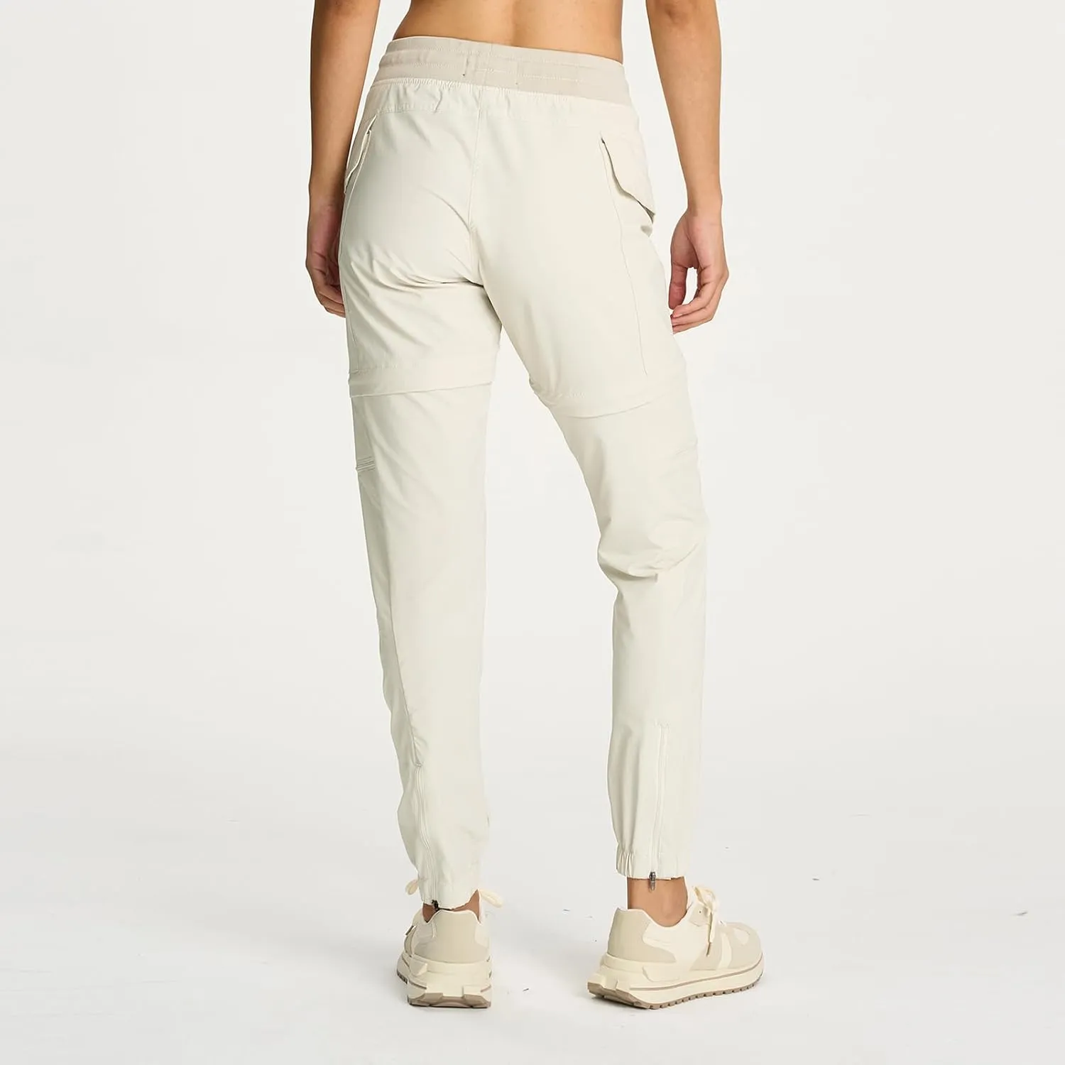 smawell Women's Hiking Pants Convertible Lightweight Zip-Off Outdoor Pants Quick Dry Joggers with Pocket