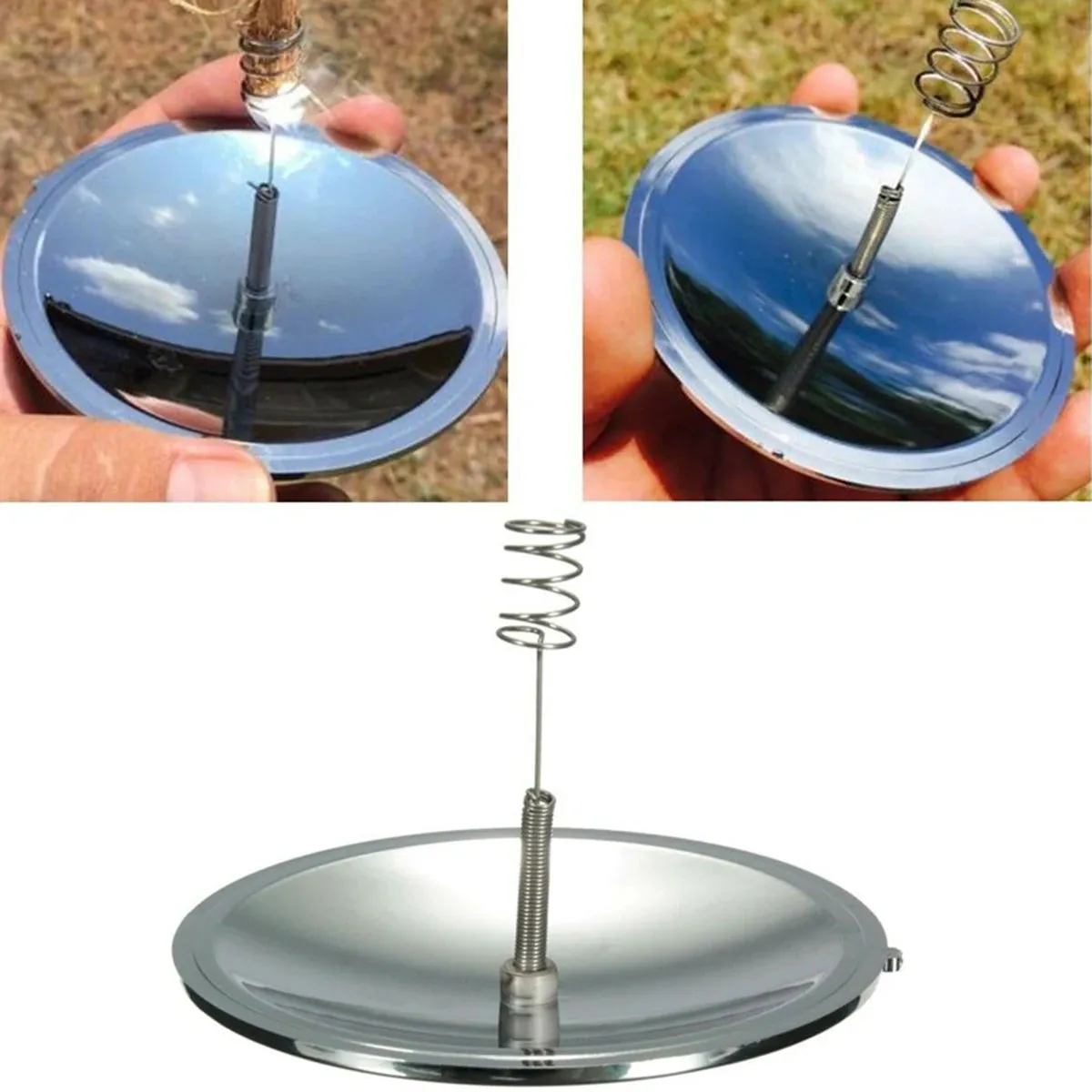 Solar Fire Starter - Waterproof Windproof Portable Lighter for Outdoor Camping, Hiking, Survival