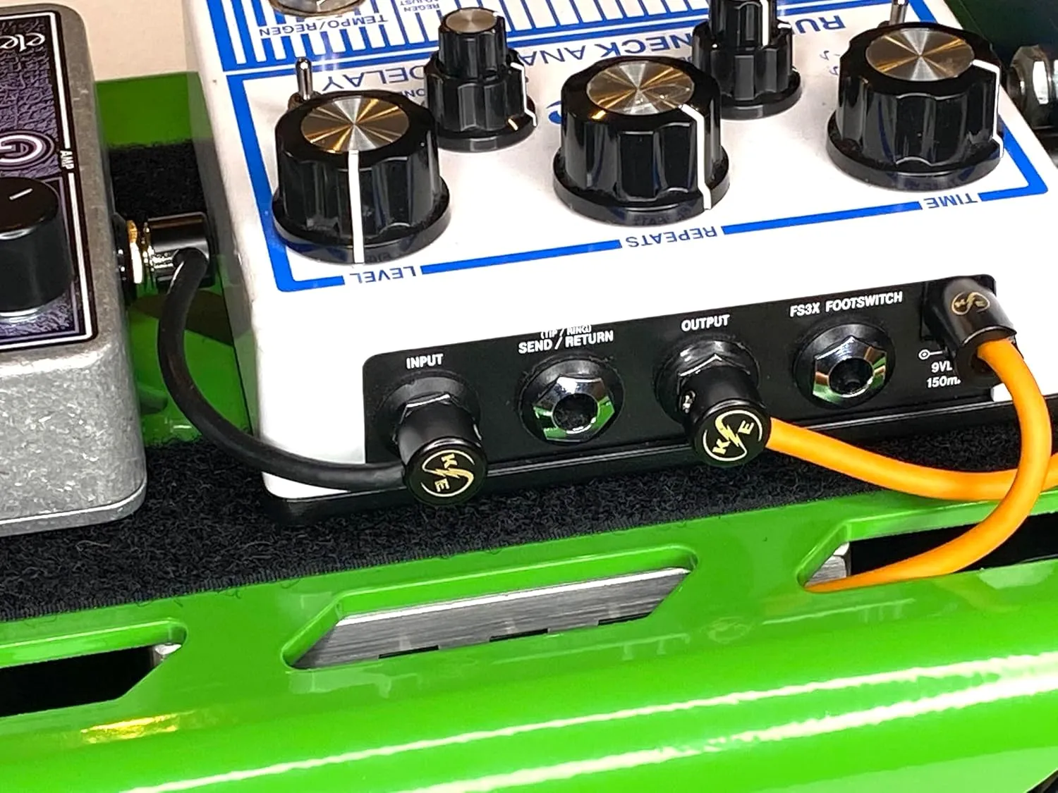 Solder-Free Solderless Guitar Pedal Patch Cable Kit 6 Pack for Custom Pedalboard