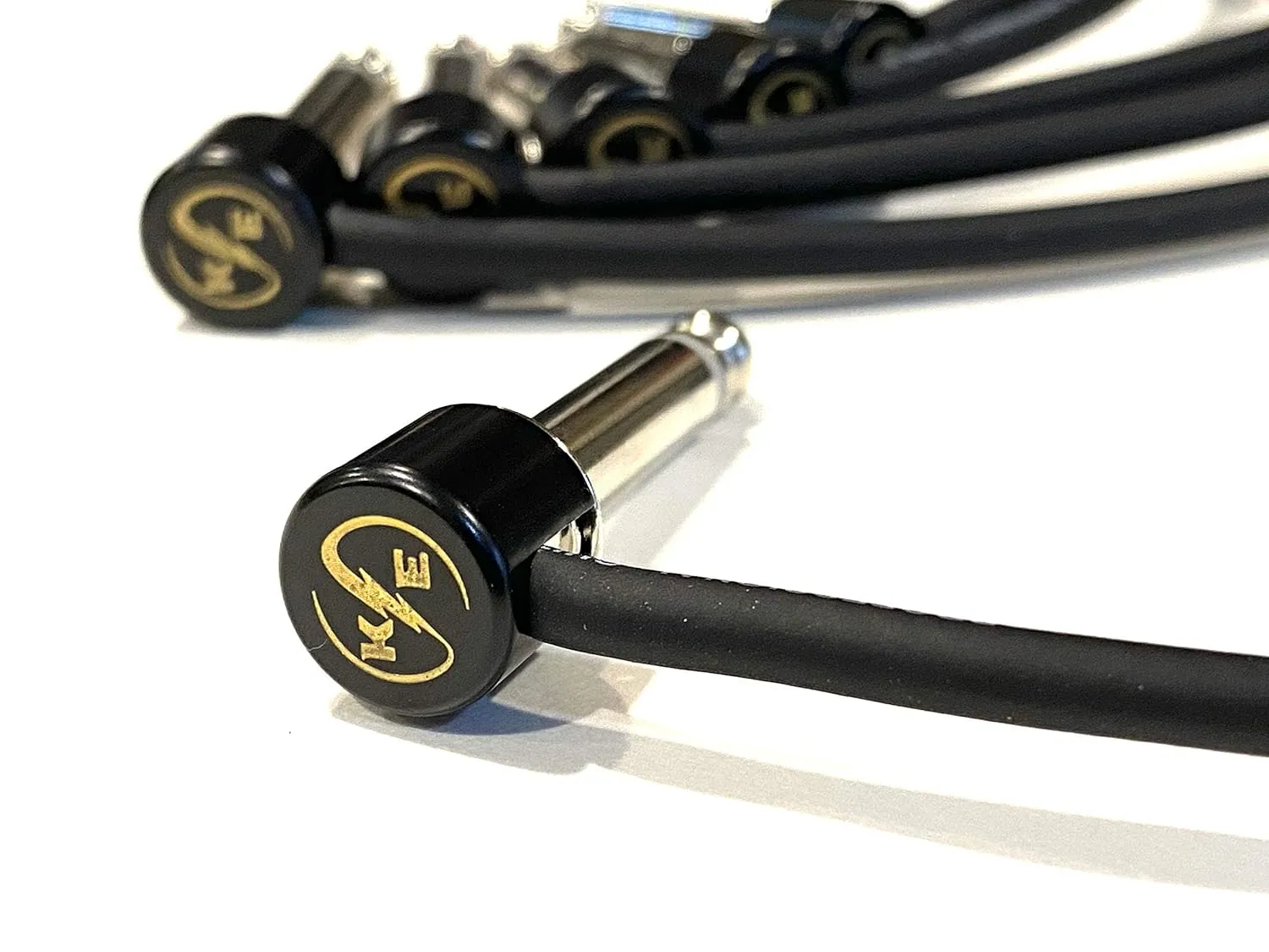 Solder-Free Solderless Guitar Pedal Patch Cable Kit 6 Pack for Custom Pedalboard