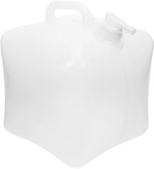 Space-saving Portable Water Storage Bag 10l Camping Water Jug Handle Large Mouth Collapsible Design