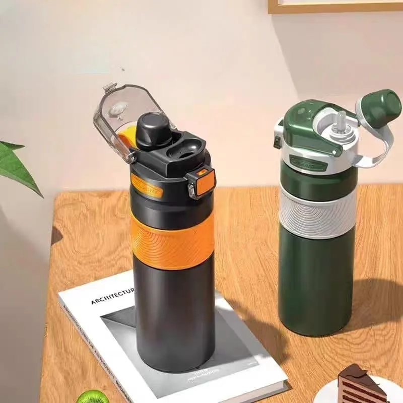 Sparkling Stainless Steel Vacuum Water Bottle - Stylish & Leakproof Design