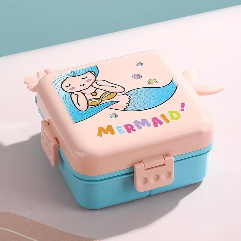 SS Mermaid Lunch Box With Container