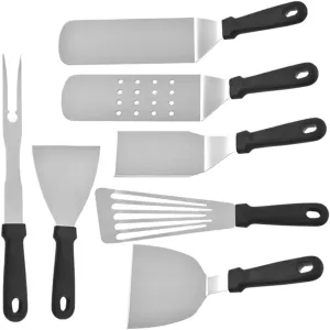 Stainless Steel Frying Spatula, Barbecue Tool Set, Household Steak Frying Spatula, Thickened Stainless Steel Grilling Spatula, Restaurant Barbecue Tools (D)