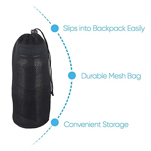 Stainless Steel Water Bottle w/ Nested Camping Cup & Lid for Bug Out Bag